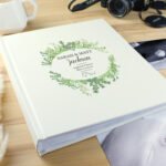 Personalised Any Message Fresh Botanical Design Traditional Photo Album - Image 4