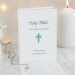Personalised Blue Cross Motif Holy Bible - Image 4