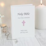 Personalised Pink Cross Motif Holy Bible - Image 4