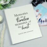 Personalised 'Memories Are Timeless Treasures of The Heart' Traditional Photo Album