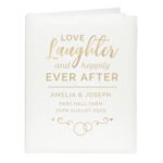 Personalised 'Love, Laughter and Happily Ever After' Wedding Traditional Photo Album - Image 6