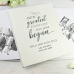 Personalised 'Our Greatest Adventure Has Just Begun' Traditional Photo Album - Image 3