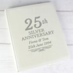 Personalised '25th Silver Anniversary' Traditional Photo Album