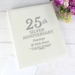 Personalised '25th Silver Anniversary' Traditional Photo Album - Image 4