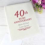 Personalised '40th Ruby Anniversary' Traditional Photo Album - Image 4