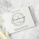 Personalised 'On Your Christening You Are Truly Blessed' Hardback Guest Book & Pen - Image 4