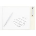 Personalised 'On Your Christening You Are Truly Blessed' Hardback Guest Book & Pen - Image 2