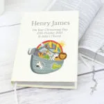 Personalised Noah's Ark Design Leatherette Eco-Friendly Holy Bible