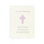Personalised Pink Cross Design Eco-Friendly Holy Bible - Image 4