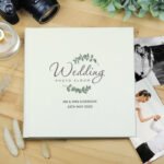 Personalised Botanical Design Square Wedding Photo Album