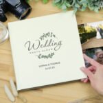 Personalised Botanical Design Square Wedding Photo Album - Image 5