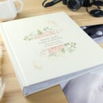 Personalised Any Message Floral Design Traditional Photo Album - Image 4