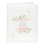 Personalised Any Message Floral Design Traditional Photo Album - Image 6