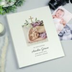 Personalised Religious Cross Motif Photo Upload Traditional Photo Album - Image 3