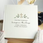 Personalised Any Message Religious Cross Design Square Photo Album - Image 5