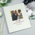Personalised '40th Anniversary' Photo Upload Traditional Photo Album