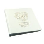 Personalised ‘Happy 50th Anniversary’ Heart Design Square Photo Album - Image 6