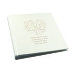 Personalised 'Happy 30th Anniversary' Heart Design Square Photo Album - Image 6