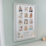 Personalised New Baby Animals Design Multi Photo White Frame - Image 4