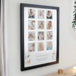 Personalised New Baby Woodland Animals Design Multi Photo Black Frame - Image 5