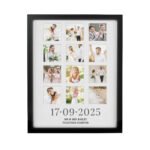 Personalised Special Date Multi Photo Design Black Frame - Image 5