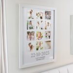 Personalised Special Date Multi Photo Design White Frame - Image 4