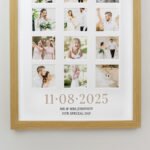 Personalised Special Date Multi Photo Design Oak Frame - Image 2