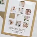 Personalised Special Date Multi Photo Design Oak Frame - Image 3