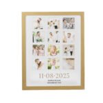 Personalised Special Date Multi Photo Design Oak Frame - Image 5