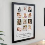 Personalised 'Grandchildren Bring Our Hearts Joy' Multi Photo Black Frame - Image 5
