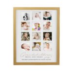 Personalised ‘Grandchildren Bring Our Hearts Joy’ Multi Photo Oak Frame - Image 6