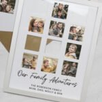 Personalised Any Message Multi Photo Design White Frame - Image 3