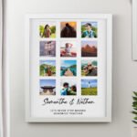Personalised Any Message Multi Photo Design White Frame - Image 4