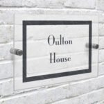 Personalised Any Message Slate Effect Acrylic House Sign - Image 3