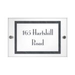 Personalised Any Message Slate Effect Acrylic House Sign - Image 4