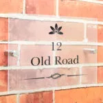 Personalised Decorative Swirl Design Acrylic House Sign