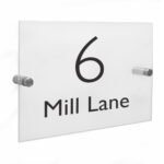 Personalised Modern Design Acrylic House Sign - Image 3
