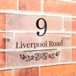 Personalised Botanical Design Acrylic House Sign - Image 2