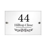 Personalised Botanical Design Acrylic House Sign - Image 3