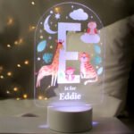 Personalised Animal Alphabet Design LED Colour Changing Night Light - Image 3