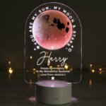 Personalised 'You Are My Sun, My Moon & Stars' LED Colour Changing Night Light
