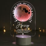 Personalised 'You Are My Sun, My Moon & Stars' LED Colour Changing Night Light