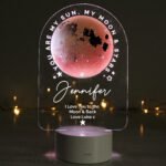 Personalised 'You Are My Sun, My Moon & Stars' LED Colour Changing Night Light - Image 3