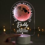Personalised 'You Are My Sun, My Moon & Stars' LED Colour Changing Night Light - Image 5