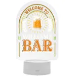 Personalised 'Welcome To...' Bar Sign LED Colour Changing Light - Image 5