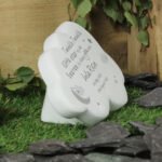 Personalised 'Twinkle Twinkle Little Star' Memorial Resin Graveside/Garden Cloud Ornament - Image 2