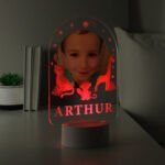 Personalised Children's Animal Design Photo Upload LED Colour Changing Night Light - Image 6