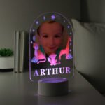 Personalised Children's Animal Design Photo Upload LED Colour Changing Night Light - Image 7