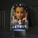 Personalised Children's Animal Design Photo Upload LED Colour Changing Night Light - Image 8