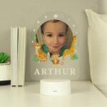 Personalised Children's Animal Design Photo Upload LED Colour Changing Night Light - Image 9